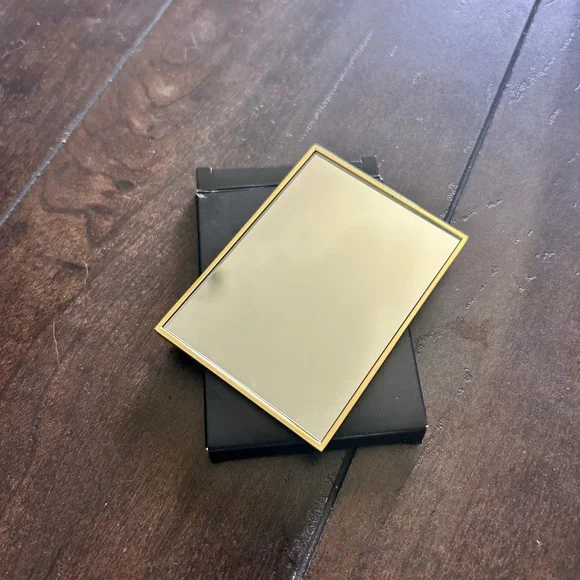 YSL Beaute Compact with Gold and White Design
